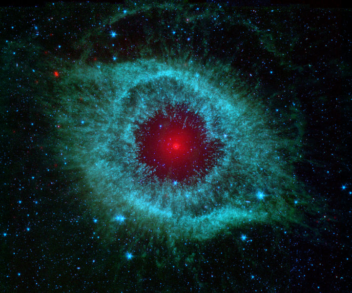 The Helix Nebula, also known as the "Eye of God"