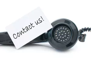 Image of telephone contact us